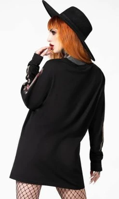KILLSTAR Full Moon | LONG SLEEVE TOP -Punk Rave Store killstar full moon long sleeve top 4 47e7cf64 cfe2 4023 93b5 61a32a4ae336 700x700