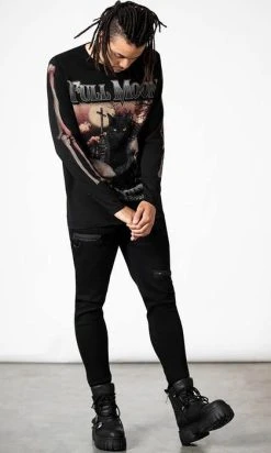 KILLSTAR Full Moon | LONG SLEEVE TOP -Punk Rave Store killstar full moon long sleeve top 6 699284b4 5cb4 4514 af2e d8cb3441148d 700x700
