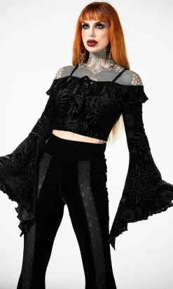 KILLSTAR Hellmina | Burnout BARDOT TOP* -Punk Rave Store killstar hellmina burnout bardot top 2 a4fc5bb2 3502 416d 9219 7a55b413f462 700x700
