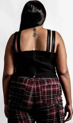 KILLSTAR Jaded [Black] | STRAP TOP** -Punk Rave Store killstar jaded black strap top 5 652ebdc7 f1f0 4118 bef1 11bca1737944 700x700