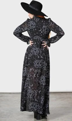 KILLSTAR Lauma | MAXI DRESS -Punk Rave Store killstar lauma maxi dress 5 700x700