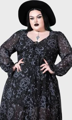 KILLSTAR Lauma | MAXI DRESS -Punk Rave Store killstar lauma maxi dress 9 700x700