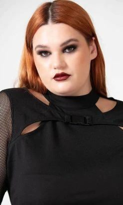 KILLSTAR Lazer Beam | FISHNET SLEEVE TOP* -Punk Rave Store killstar lazer beam fishnet sleeve top 8 2bd5b733 17e4 435e 8353 cf46d129bfbe 700x700