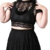 KILLSTAR Moon Rays | LACE CROP TOP