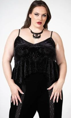 KILLSTAR Mormura | Strappy Burnout TOP* -Punk Rave Store killstar mormura strappy burnout top 6 7ebd74a1 e751 4438 979e c09a7d8dce65 700x700