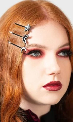 KILLSTAR Noctem | HAIRPIN SET -Punk Rave Store killstar noctem hairpin set 2 04f64988 f671 4375 85ea 9acff3cea566 700x700