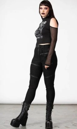 KILLSTAR Overdrive | SKINNY PANTS* -Punk Rave Store killstar overdrive skinny trousers 3 7194cb20 4027 465b 9f12 837a3973909b 700x700