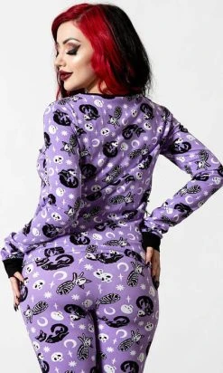 KILLSTAR Purr Off [Plum] | LONG SLEEVE TOP** -Punk Rave Store killstar purr off plum long sleeve top 2 2273d3b8 ab1d 4fd7 9ec3 8209b35f819a 700x700