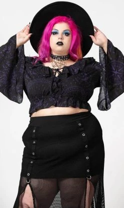 KILLSTAR Spirit Hand | CHIFFON TOP -Punk Rave Store killstar spirit hand chiffon top 5 fcf5e191 d3fb 4eec b63c cd61621008c6 700x700