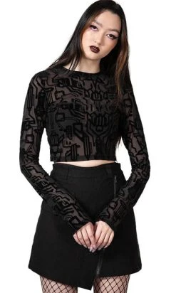 KILLSTAR Strobe | Mesh CROP TOP*