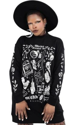 KILLSTAR Survival Kit | SWEATER DRESS -Punk Rave Store killstar survival kit sweater dress 2 e59d4fd9 7d34 488f be15 ec9281b2de2e 700x700