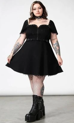 KILLSTAR Time Out | ZIP DENIM DRESS* -Punk Rave Store killstar time out zip denim dress 6 a488b05b 4bb8 4cf7 80c3 7b8540806ddf 700x700