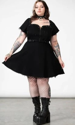 KILLSTAR Time Out | ZIP DENIM DRESS* -Punk Rave Store killstar time out zip denim dress 9 7fd5ab6c 4b4f 46ac b0f8 39995e4a0524 700x700