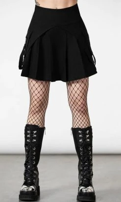 KILLSTAR Vanya | PLEATED MINI SKIRT -Punk Rave Store killstar vanya pleated mini skirt 1 f0eab8b6 e392 4f33 9a5e b0fced6028f3 700x700