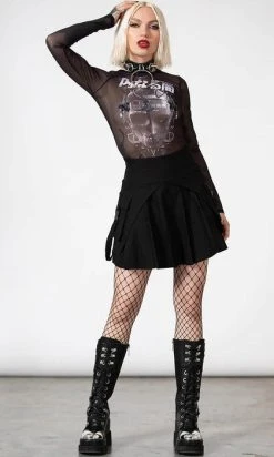 KILLSTAR Vanya | PLEATED MINI SKIRT -Punk Rave Store killstar vanya pleated mini skirt 2 cfce5809 df5b 472b 9c0e e17f1eb4df1d 700x700