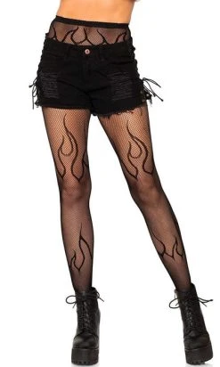 LEG AVENUE Flame | FISHNET TIGHTS