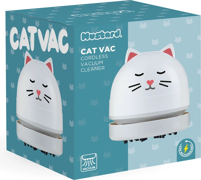 MUSTARD Cat | MINI DESK VACUUM CLEANER 3 MUSTARD Cat | MINI DESK VACUUM CLEANER