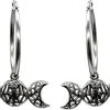 MYSTICUM LUNA Aranea Moon | HOOP EARRINGS