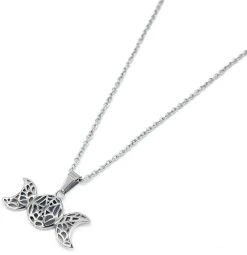 MYSTICUM LUNA Aranea Moon | NECKLACE -Punk Rave Store mysticum luna aranea moon necklace 2 700x700