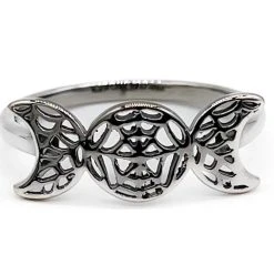 MYSTICUM LUNA Aranea Moon | RING -Punk Rave Store mysticum luna aranea moon ring 1 700x700
