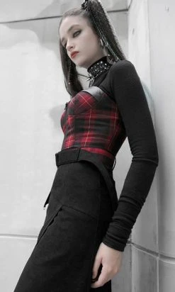 PUNK RAVE Plaid Panic | TOP -Punk Rave Store punk rave series plaid corset vest 2 d4be233f 5f0d 4a15 bb24 cb27749f6684 700x700