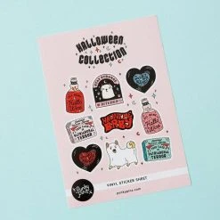 PUNKY PINS Halloween | A5 VINYL STICKER SHEET -Punk Rave Store punky pins halloween a5 vinyl sticker sheet 4 1a7d9bbf f2b9 4744 be62 b5bada2d5631 700x700