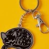 PUNKY PINS Mystical Cat | ENAMEL KEYRING