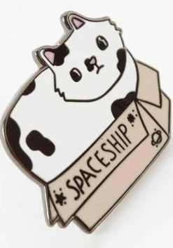 PUNKY PINS Spaceship Cat In A Box | ENAMEL PIN -Punk Rave Store punky pins spaceship cat in a box enamel pin 3 fce186b3 d024 403b b05e 55dc33bbc772 700x700