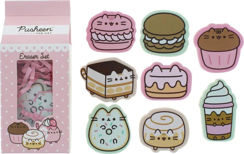 Pusheen Patisserie | ERASER SET 3 Pusheen Patisserie | ERASER SET