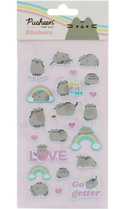 Pusheen Self Care Club | STICKER SHEET 3 Pusheen Self Care Club | STICKER SHEET