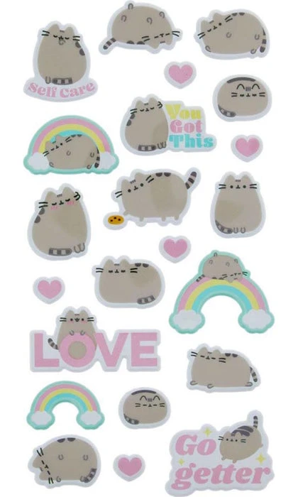 Pusheen Self Care Club | STICKER SHEET 5 Pusheen Self Care Club | STICKER SHEET - Image 3