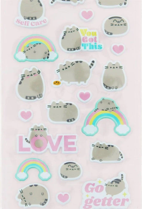 Pusheen Self Care Club | STICKER SHEET 7 Pusheen Self Care Club | STICKER SHEET - Image 5