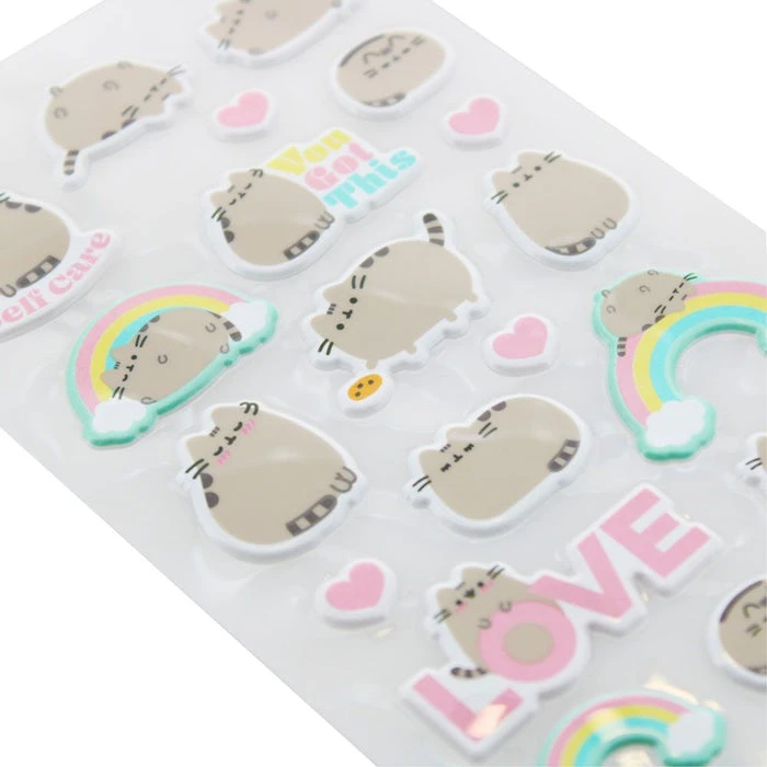 Pusheen Self Care Club | STICKER SHEET 4 Pusheen Self Care Club | STICKER SHEET - Image 2