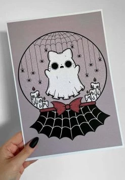 PVMPKIN ART Spook Globe | ART PRINT