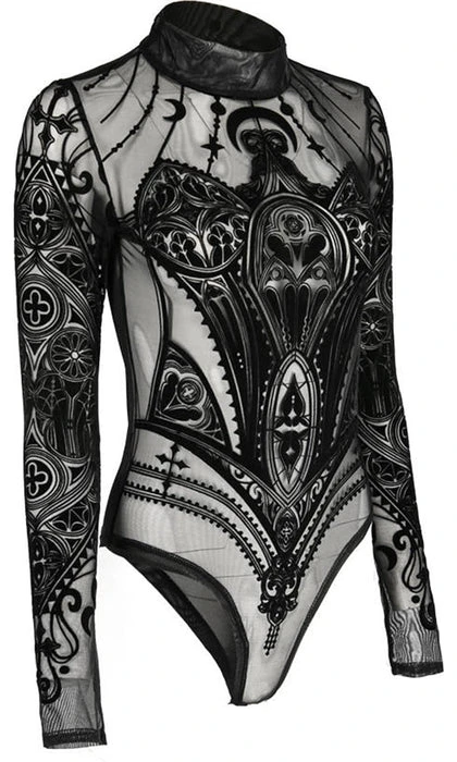 RESTYLE Cathedral Corset | MESH BODYSUIT 6 RESTYLE Cathedral Corset | MESH BODYSUIT - Image 4