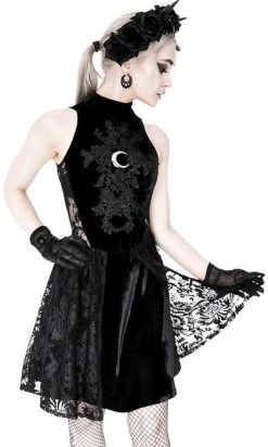 RESTYLE High Neck Crescent | LACE DRESS -Punk Rave Store restyle high neck crescent lace dress 10 ca90c01e 467d 4fbd 8fbb fc879b779491 700x700
