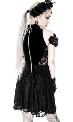 RESTYLE High Neck Crescent | LACE DRESS -Punk Rave Store restyle high neck crescent lace dress 11 cbd6a47b 063c 4e0b accc b802e7396274 700x700