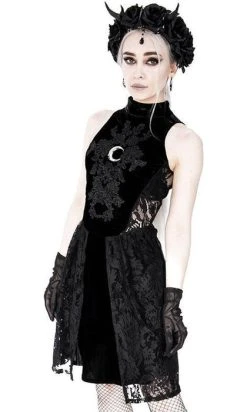 RESTYLE High Neck Crescent | LACE DRESS -Punk Rave Store restyle high neck crescent lace dress 12 cff93fd3 4de1 45d3 a7ee 1ee8cf421b73 700x700