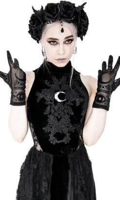 RESTYLE High Neck Crescent | LACE DRESS -Punk Rave Store restyle high neck crescent lace dress 5 626ad3b5 bee2 4a91 bc0f bb1ec24eafea 700x700