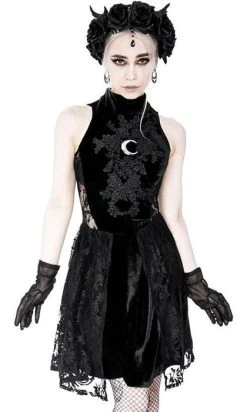 RESTYLE High Neck Crescent | LACE DRESS -Punk Rave Store restyle high neck crescent lace dress 6 99825682 4675 402e bc69 5ba88a6911b2 700x700