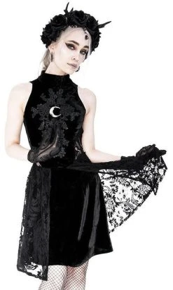 RESTYLE High Neck Crescent | LACE DRESS -Punk Rave Store restyle high neck crescent lace dress 7 132ae767 0bd6 4c97 a37c a9ff1bc9611f 700x700