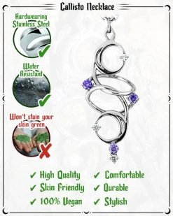 ROGUE AND WOLF Callisto [Mirror Steel] | NECKLACE -Punk Rave Store rogue and wolf callisto mirror steel necklace 9 1dfe0c33 3366 4e79 8b0b 8d77468db52e 700x700