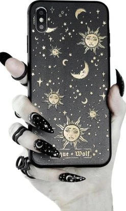 ROGUE AND WOLF Celestial [Gold] | PHONE CASE -Punk Rave Store rogue and wolf celestial gold phone case 3 99ac0bf5 3e12 4a1e a3e7 75b3f1f70e8f 700x700