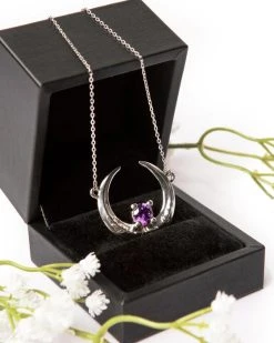 ROGUE AND WOLF Eclipse [Sterling Silver] | NECKLACE -Punk Rave Store rogue and wolf eclipse sterling silver necklace 10 700x700