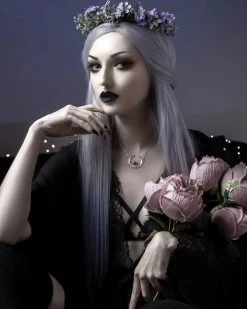 ROGUE AND WOLF Eclipse [Sterling Silver] | NECKLACE -Punk Rave Store rogue and wolf eclipse sterling silver necklace 4 700x700