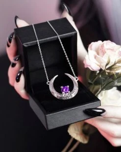 ROGUE AND WOLF Eclipse [Sterling Silver] | NECKLACE -Punk Rave Store rogue and wolf eclipse sterling silver necklace 5 700x700