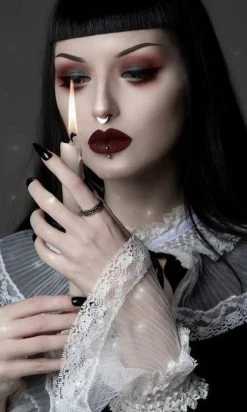 ROGUE AND WOLF Moon Child [Blackened Steel] | RING -Punk Rave Store rogue and wolf moon child blackened steel ring 5 7c070494 e07d 4dd3 b2c6 877a66fe44a4 700x700