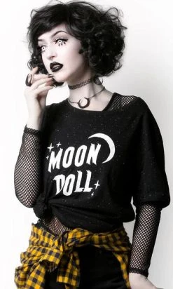 ROGUE AND WOLF MoonDoll | TEE -Punk Rave Store rogue and wolf moon doll tee 3 7dd95898 d691 4992 8ae3 43984c8f8f83 700x700