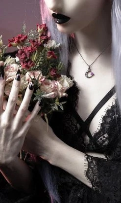 ROGUE AND WOLF Selene [Mirror Steel] | NECKLACE -Punk Rave Store rogue and wolf selene mirror steel necklace 6 e9d8139a b627 4398 8234 e84c72aeb76a 700x700