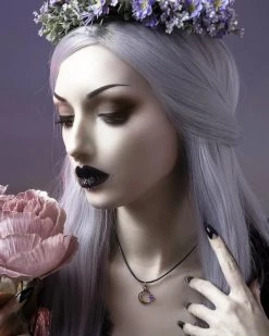 ROGUE AND WOLF Selene [Sterling Silver] | CHOKER -Punk Rave Store rogue and wolf selene sterling silver choker 7 700x700